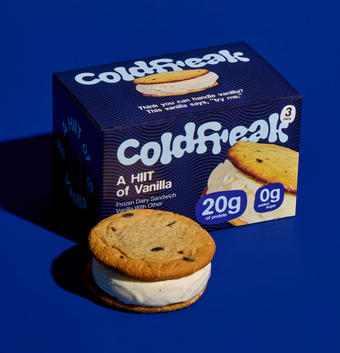 A HIIT of Vanilla protein ice cream sandwich